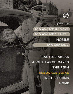 Photo of Nashville Tennessee police officer 